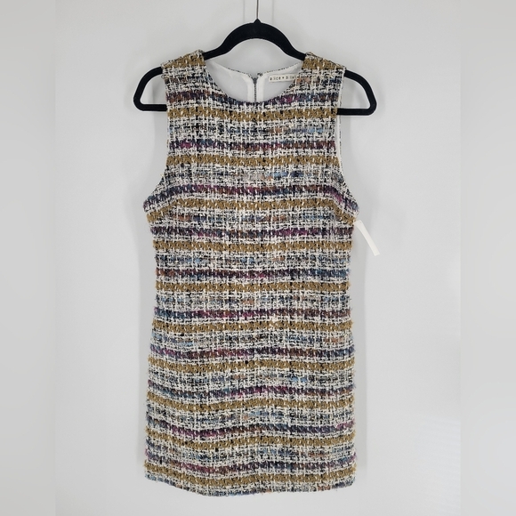 Alice + Olivia Coley Plaid Sleeveless Tweed A-Line Mini Dress Size 6 New - buitengewoonvitaal.nl Alice + Olivia Coley Plaid Sleeveless Tweed A-Line Mini Dress Size 6 New - buitengewoonvitaal.nl